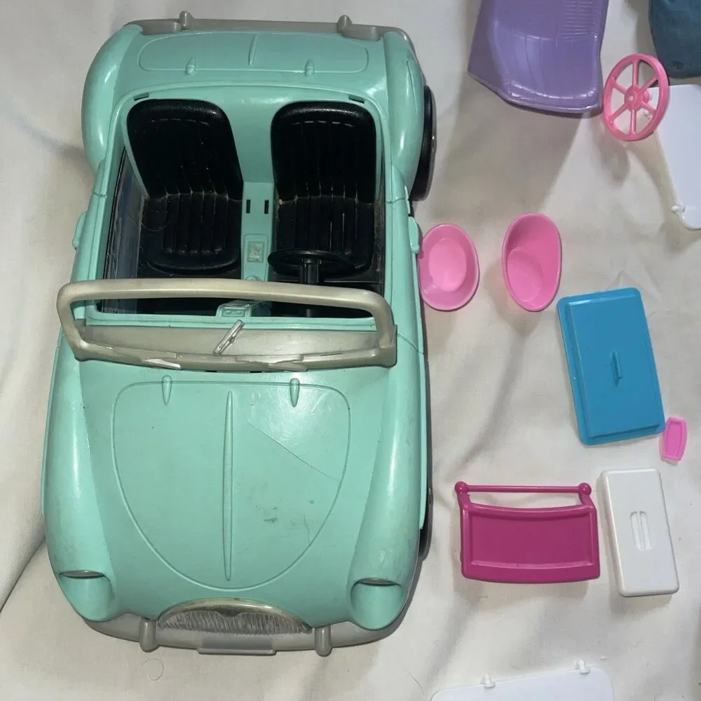 VTG Barbie Playsets 1990s 80s Car Arco Dinner For Two Dance Magic Sweet Roses